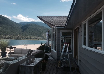 Lakefront Home Exterior Paint Job